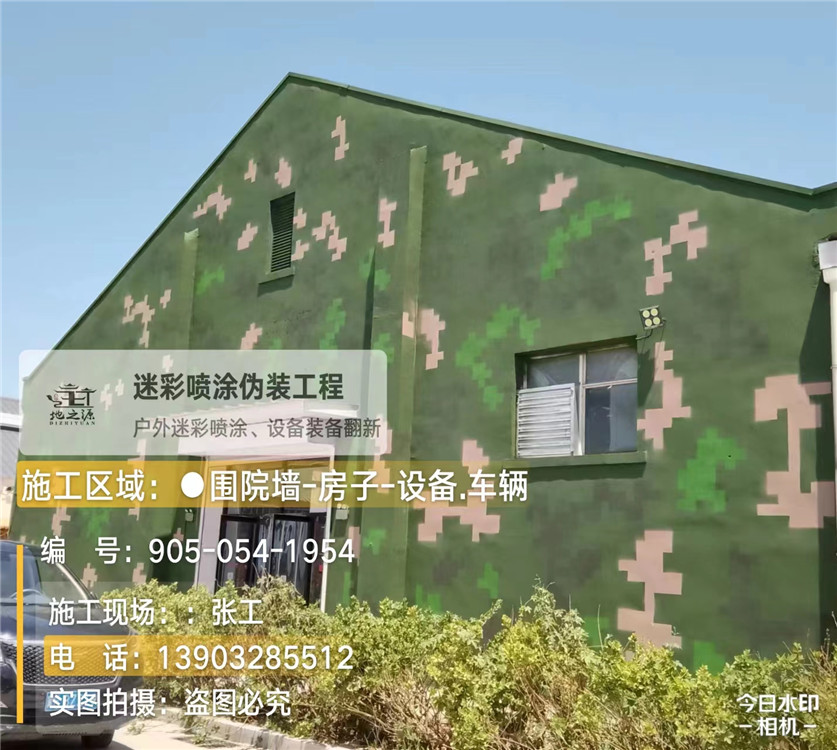 梅州外墙数码迷彩漆施工报价清单（100㎡标准墙面测算）